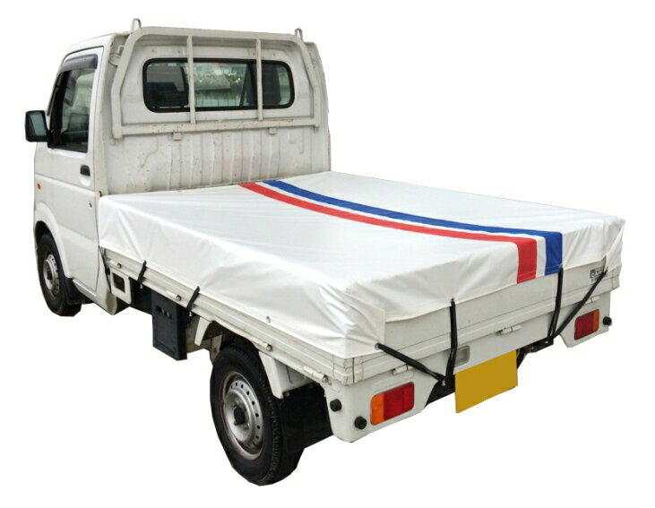 軽トラック用カラーシート　ターポリン生地使用◆2ライン入り　W-BR
